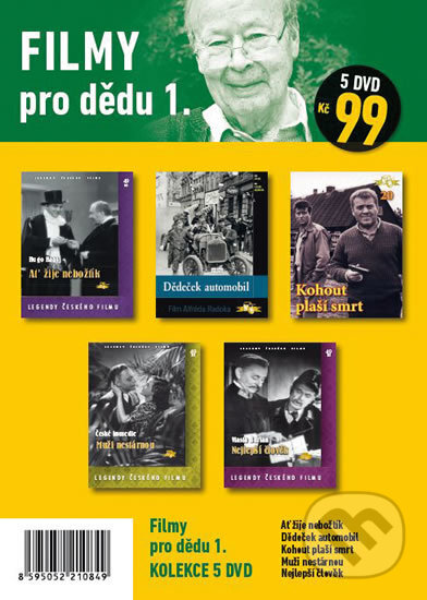 Levně Filmy pro dědu 1 (5 DVD) - film z kategorie Filmy