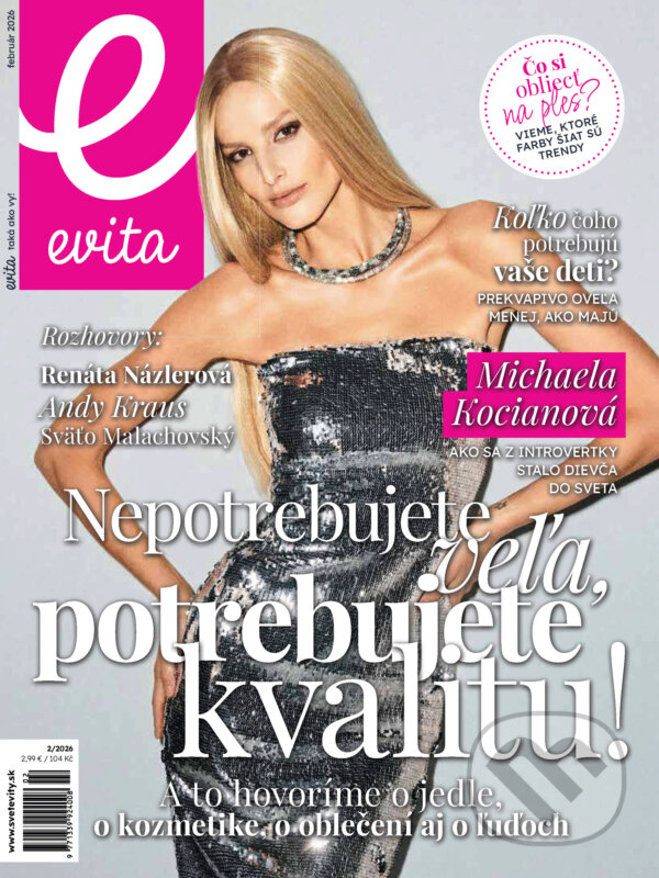 E-kniha: E-Evita magazín 02/2026 (MAFRA Slovakia). MAFRA Slovakia, 2026