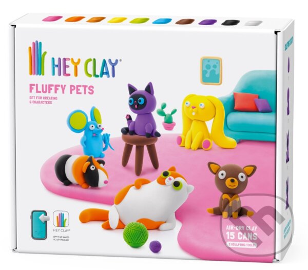 Hey Clay modelovací hmota - Roztomilí mazlíčci