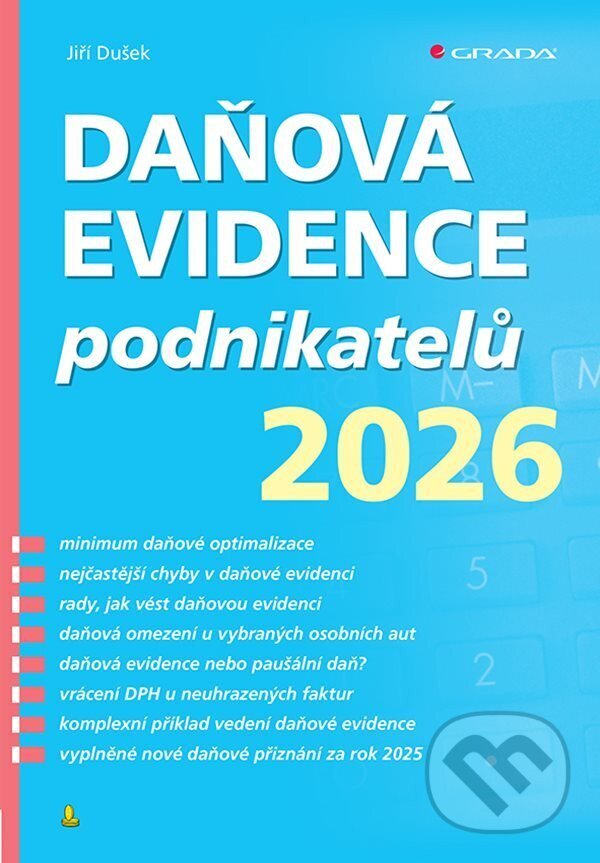 Levně Daňová evidence podnikatelů 2026 - Jiří Dušek - kniha z kategorie Účtovníctvo a dane