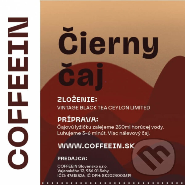Kávy a čaje: Čierny čaj Ceylonský FBOP1 (COFFEEIN). COFFEEIN