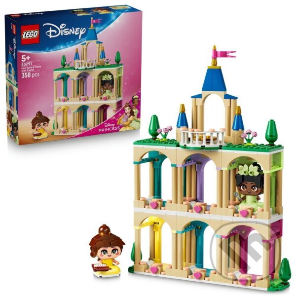 Levně LEGO® Disney™ 43291 Mini Bella a Tiana s hradom - hra z kategorie Pre dievčatá