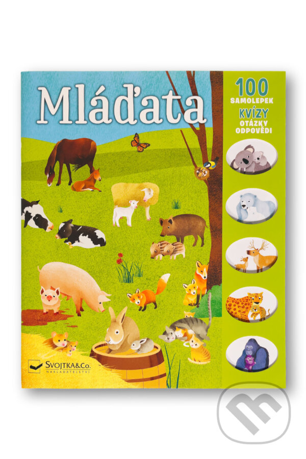 Levně Mláďata - 100 samolepek, kvízy, otázky, odpovědi