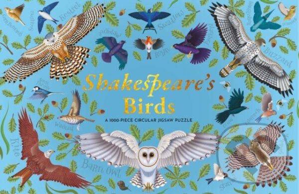 Levně Shakespeares Birds (A 1000-Piece Circular Jigsaw Puzzle for Adults, Premium Quality, Beautiful Design, Literary Gift)
