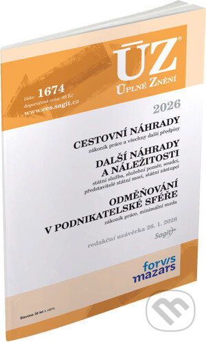 Levně ÚZ 1674 Cestovní náhrady - kniha z kategorie Účtovníctvo a dane