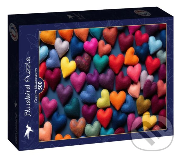 Levně Multicolored Hearts - puzzle z kategorie Ostatné