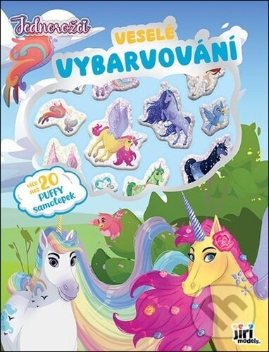 Levně Veselé vybarvování se super samolepkami: Jednorožci
