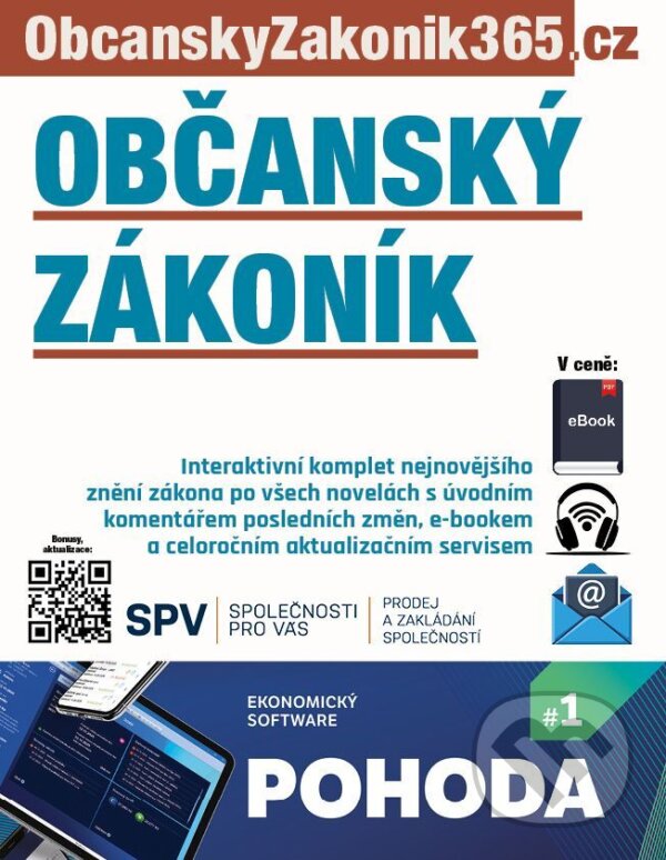 E-kniha: Občanský zákoník 2026 (DonauMedia). DonauMedia, 2026