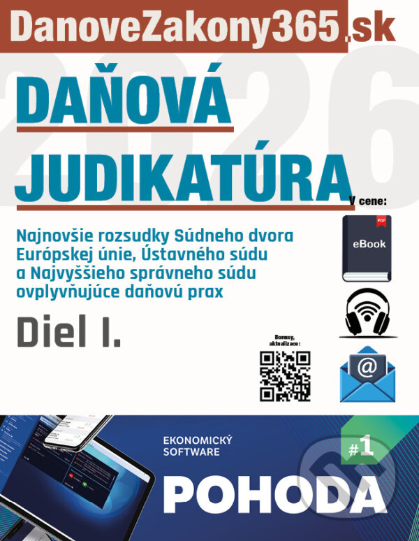E-kniha: Daňová judikatúra - Diel I. (DonauMedia). DonauMedia, 2026