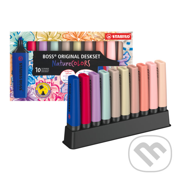 Zvýrazňovač STABILO BOSS NatureCOLORS Wildfowers - sada 10 barev