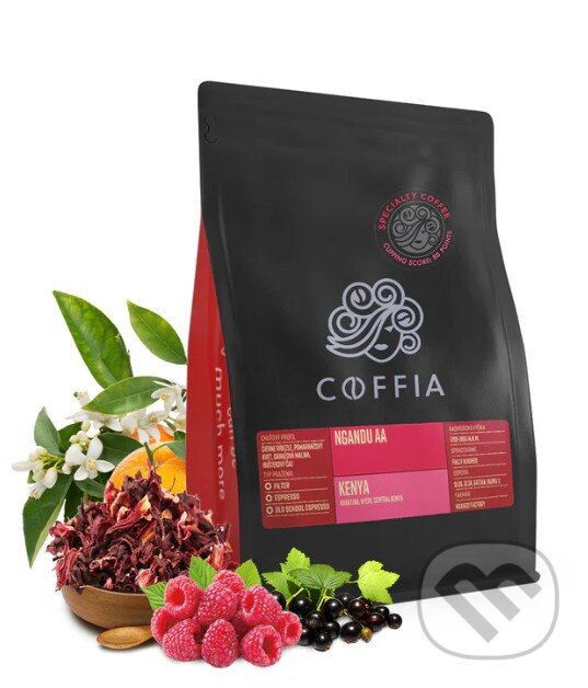 Kávy a čaje: Ngandu AA (COFFIA). COFFIA