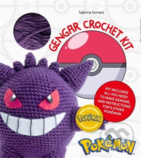 Levně Pokémon Crochet Gengar Kit (Includes materials to make Gengar and instructions for 5 other Pokémon) - kniha z kategorie Ručné práce
