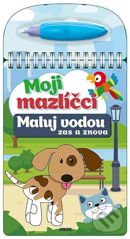 Levně Maluj vodou zas a znova – Moji mazlíčci - kolektív autorov - kniha z kategorie Omaľovávanky