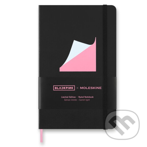 Levně Moleskine – zápisník Blackpink (limitovaná edícia, stredný, linajkovaný, pevná väzba)