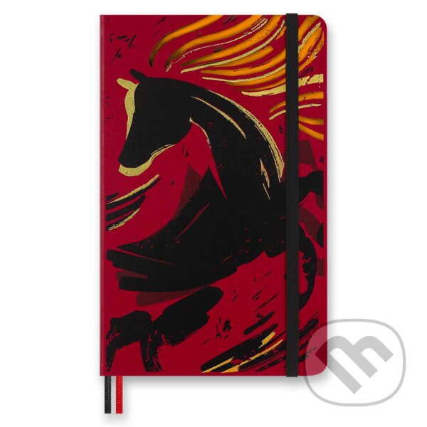 Levně Moleskine - zápisník Horse Wood (limitovaná edícia, stredný, linajkovaný, pevná väzba)