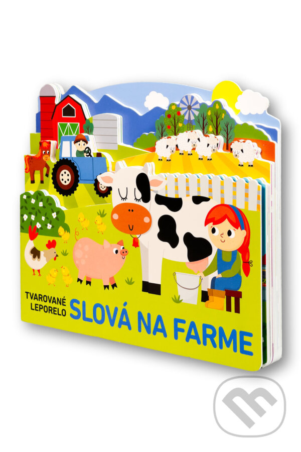 Levně Tvarované leporelo: Slová na farme - kniha z kategorie Naučné knihy