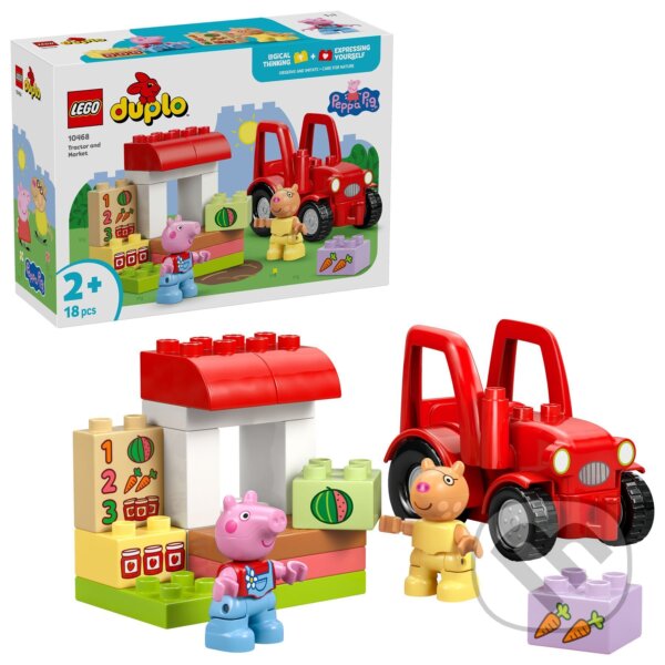 Levně LEGO® DUPLO® Prasiatko Peppa 10468 Traktor a trh - hra z kategorie Duplo
