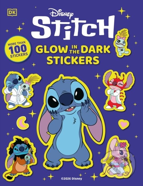 Levně Disney Stitch Glow in the Dark Ultimate Sticker Book - kniha z kategorie Samolepky