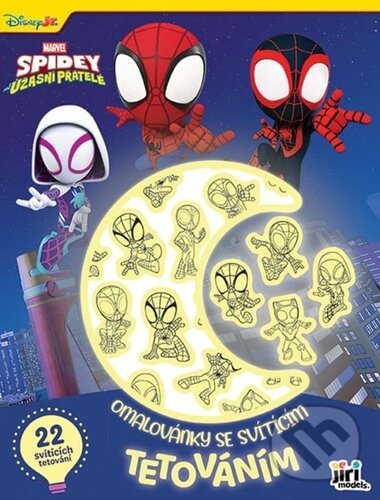 Levně Omalovánky se svítícím tetováním: Spidey