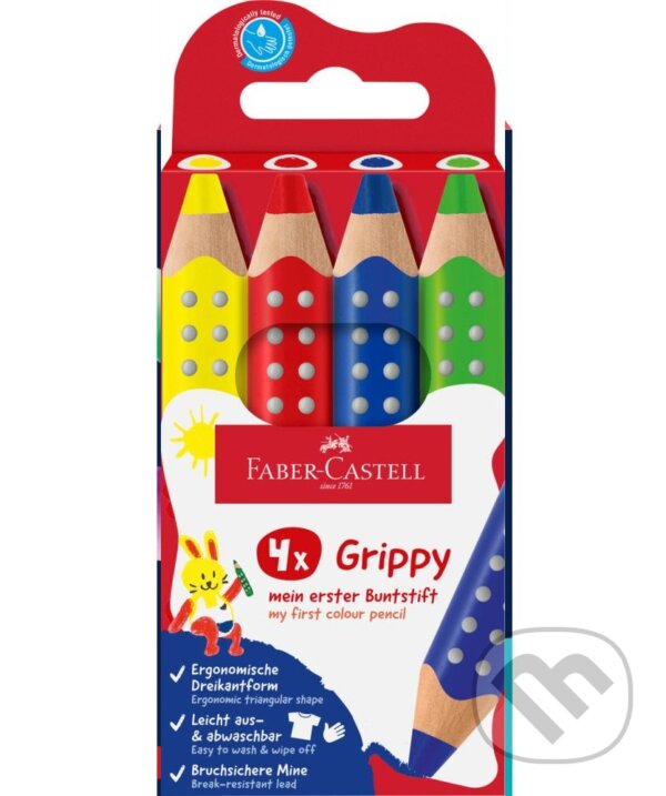 Pastelky extra hrubé Grippy Klasik set/4
