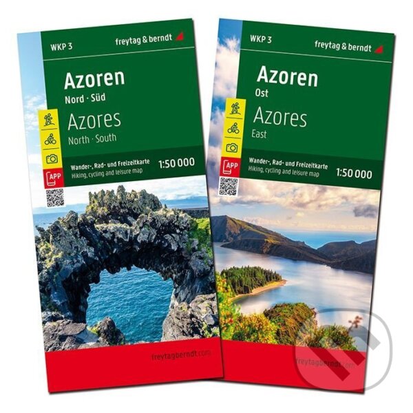 Levně Azory 1:50 000 / sada turistických map - kniha z kategorie Mapy Európy
