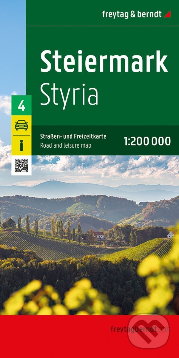 Štýrsko 1:200 000 / automapa + rekreační mapa - -