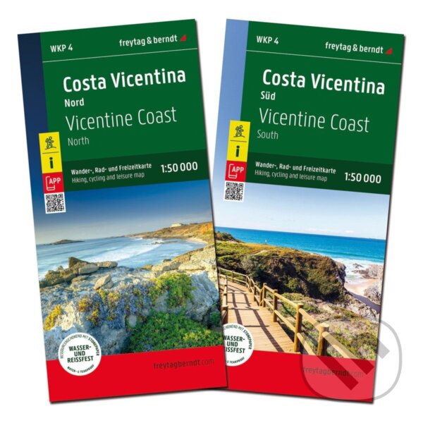 Levně Costa Vicentina 1:50 000 / turistická mapa - -
