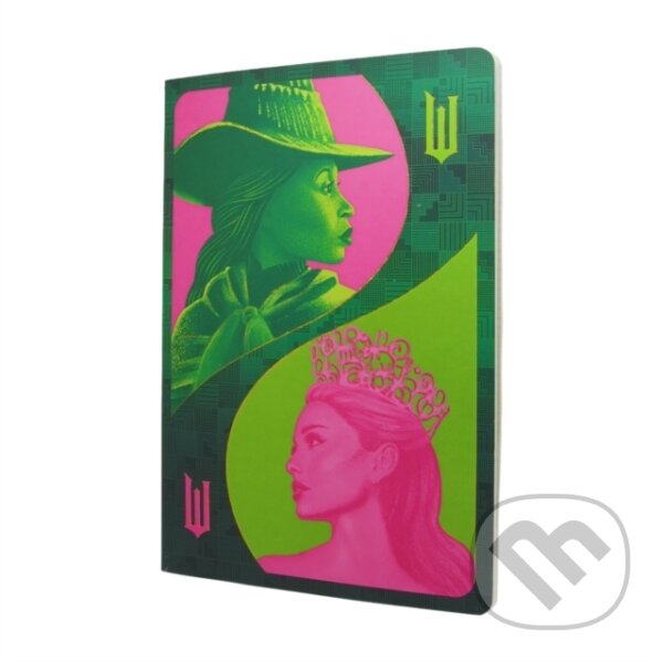 Paperblanks - zošit Pink Goes Good with Green (A4, štvorčekovaný, mäkké dosky)