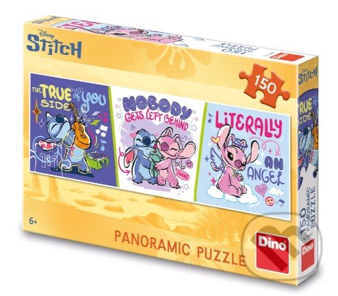 Levně Puzzle Stitch relaxuje (150 dílků panoramic) - puzzle z kategorie 60 – 300 dielikov