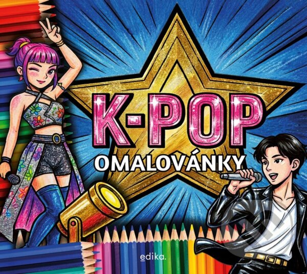 Levně K-pop omalovánky - Andrea Brázdová - kniha z kategorie Omaľovávanky