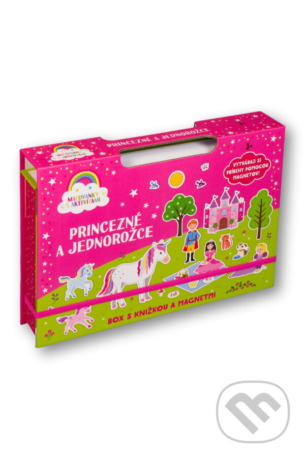 Levně Princezné a jednorožce (Box s knižkou a magnetmi) - kniha z kategorie Omaľovávanky