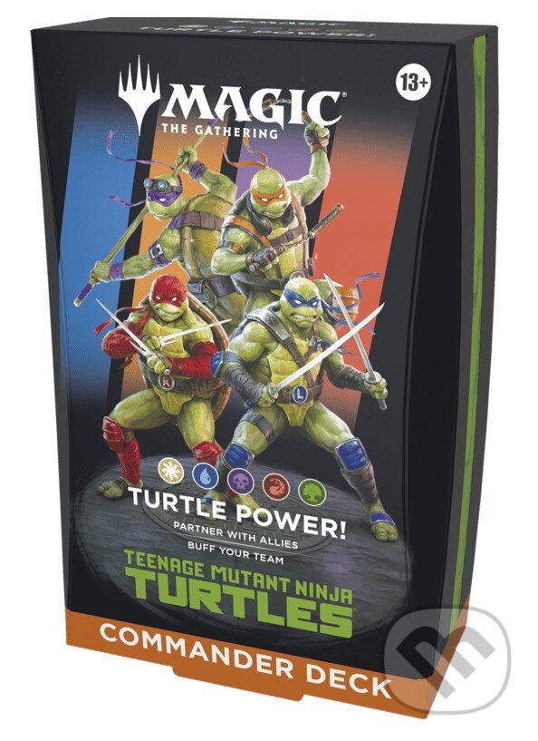 Spoločenská hra: Teenage Mutant Ninja Turtles Commander Deck - Magic: The Gathering (Wizards of The Coast). Wizards of The Coast, 2026