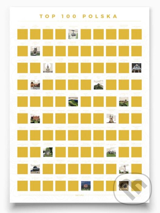 Levně Stierací plagát TOP 100 Poľsko (PL)