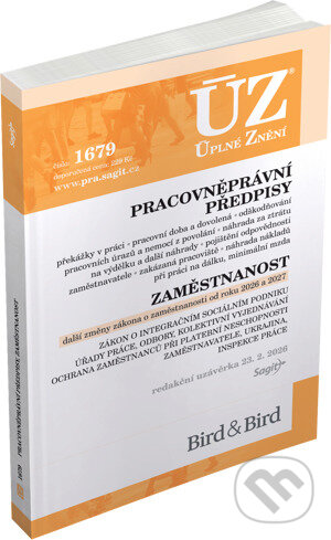 Levně ÚZ 1679 pracovněprávní předpisy, zaměstnanost - kniha z kategorie Pracovné právo