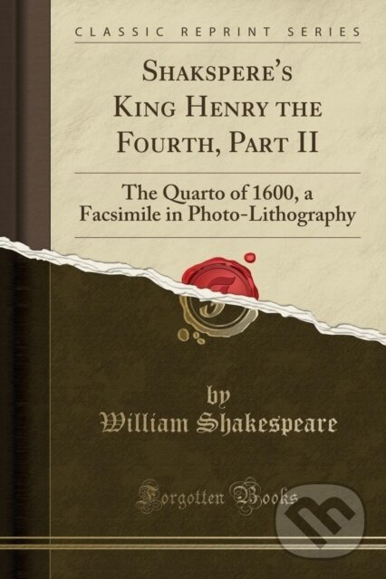 Levně Shaksperes King Henry The Fourth Part Ii - William Shakespeare - kniha z kategorie Dráma a divadelné hry