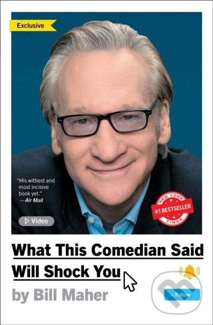 Levně What This Comedian Said Will Shock You - Bill Maher - kniha z kategorie Humanitné a spoločenské vedy