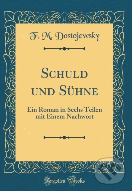 Levně Schuld Und Shne - F. M. Dostojewsky - kniha z kategorie Kuchárky