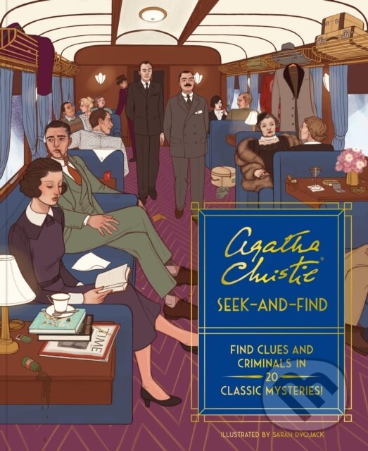 Levně Agatha Christie Seek-and-Find (Find Clues and Criminals in 20 Classic Mysteries!)