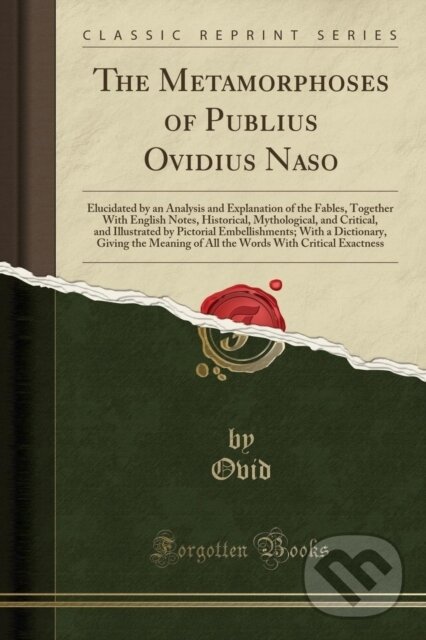 Levně Metamorphoses Of Publius Ovidius Naso - Ovid Ovid - kniha z kategorie Sociológia