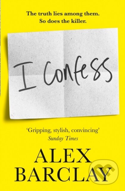 Kniha: I Confess (Alex Barclay). HarperCollins, 2020