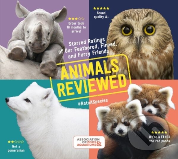 Levně Animals Reviewed (Starred Ratings of Our Feathered, Finned, and Furry Friends) - kniha z kategorie Eseje, úvahy a glosy