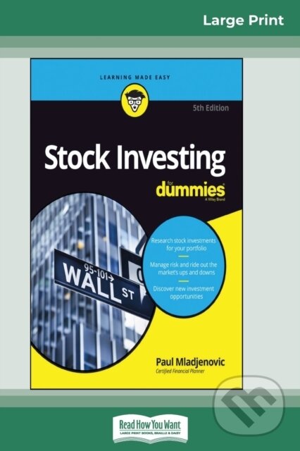 Levně Stock Investing For Dummies, 5th Edition (16pt Large Print Edition) - kniha z kategorie Biznis a manažment