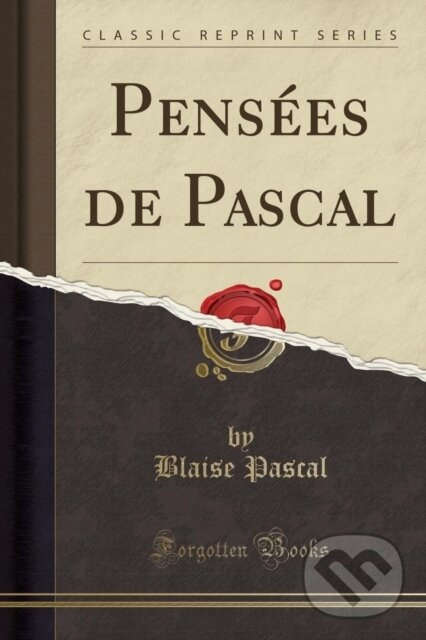 Levně Penses De Pascal - Blaise Pascal - kniha z kategorie Filozofia
