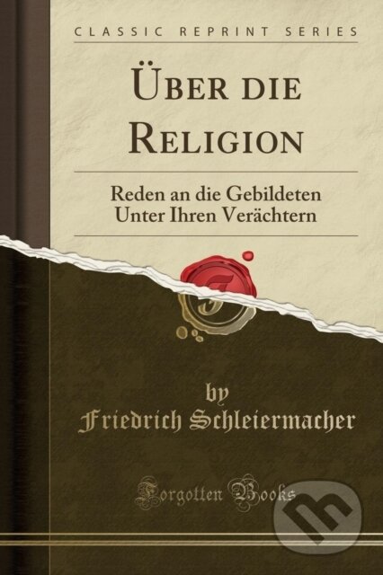 Levně Ber Die Religion - Friedrich Schleiermacher - kniha z kategorie História