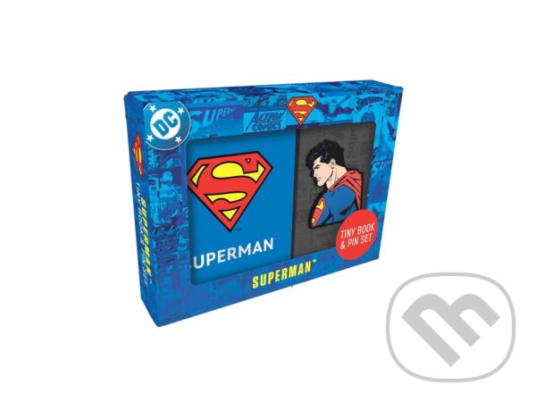 Levně DC Comics: Superman Tiny Book and Pin Set - Insight Editions