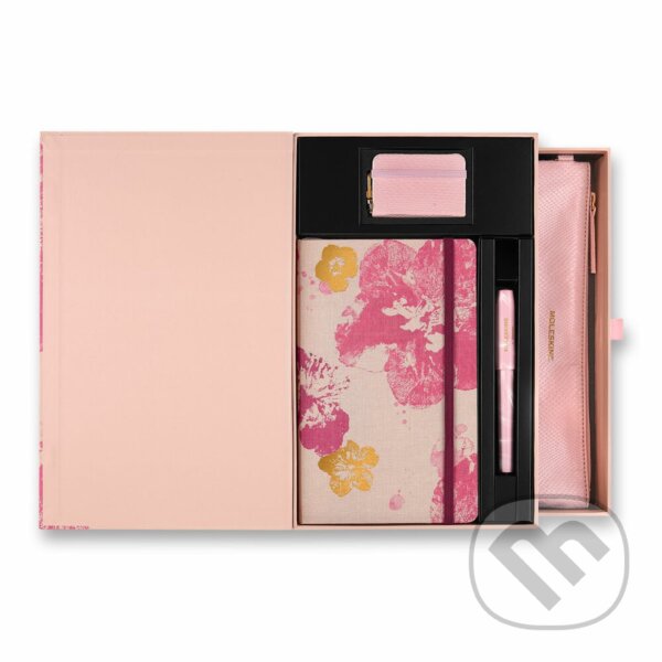 Levně Moleskine - set Sakura (2x zápisník, 1x mini zápisník, guľôčkové pero a puzdro; zberateľská edícia)