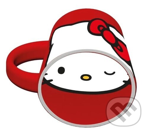Levně Hello Kitty (hrnek s obličejem)