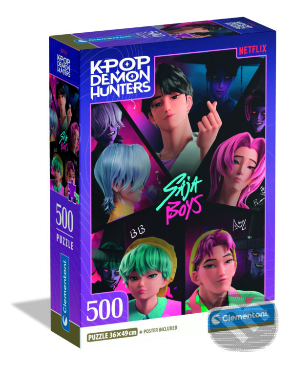 Levně Puzzle 500 ks KPOP Demon Hunters Compact - puzzle z kategorie Ostatné