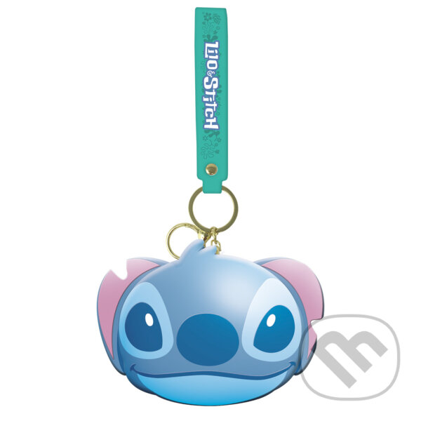 Klíčenka s mini peněženkou STITCH modrá