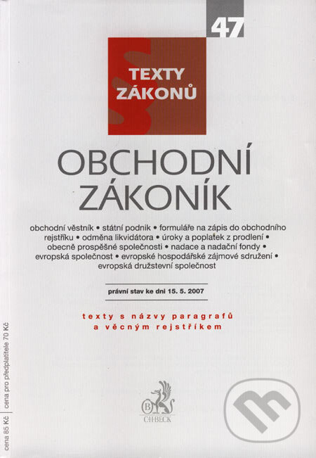 Levně Obchodní zákoník